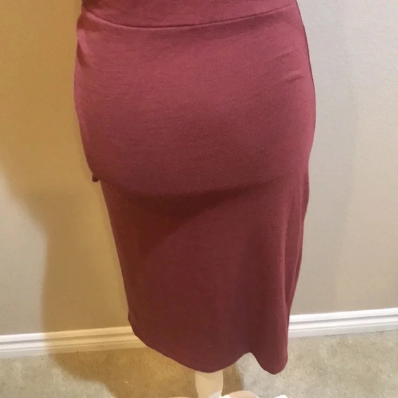 NWT Gap Sleeveless Racer Back Tank Styling Knot Twist Midi Dress Size XS - Picture 9 of 14
